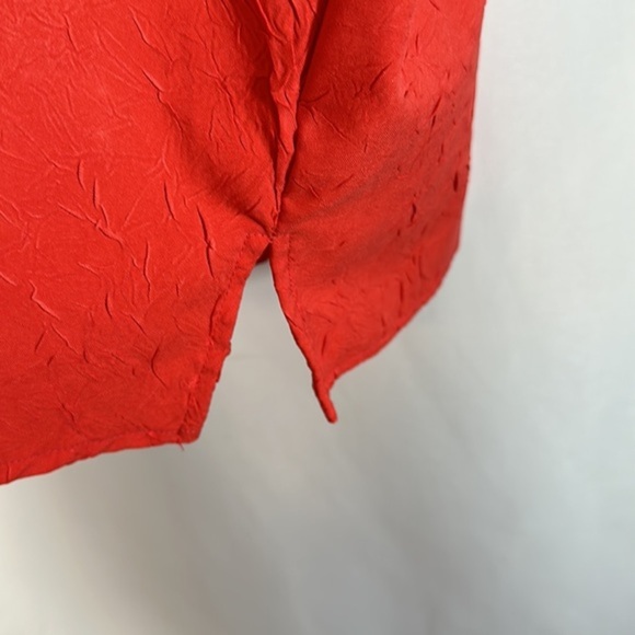 Penningtons Dark Coral Pink Floral Tank Top Blouse - Picture 3 of 10